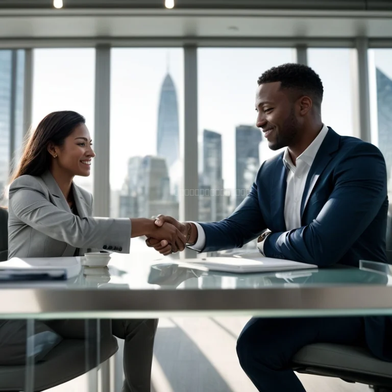 Document review illustration